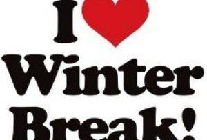 I love winter break graphic