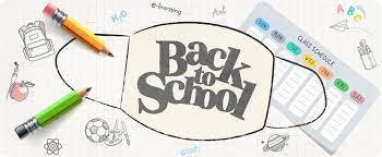 Back to school 2021 with mask image