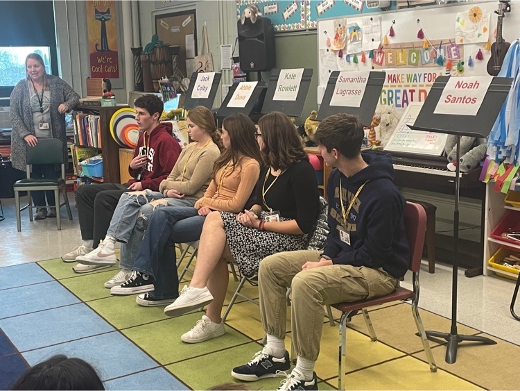 NKHS students visit Forest Park Elementary students to help them learn about their future