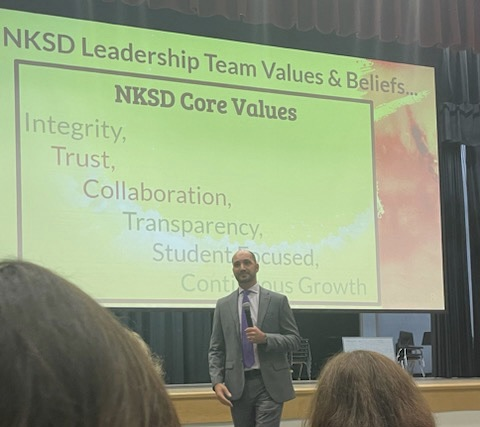 Mr. Mezzanotte introducing our core values