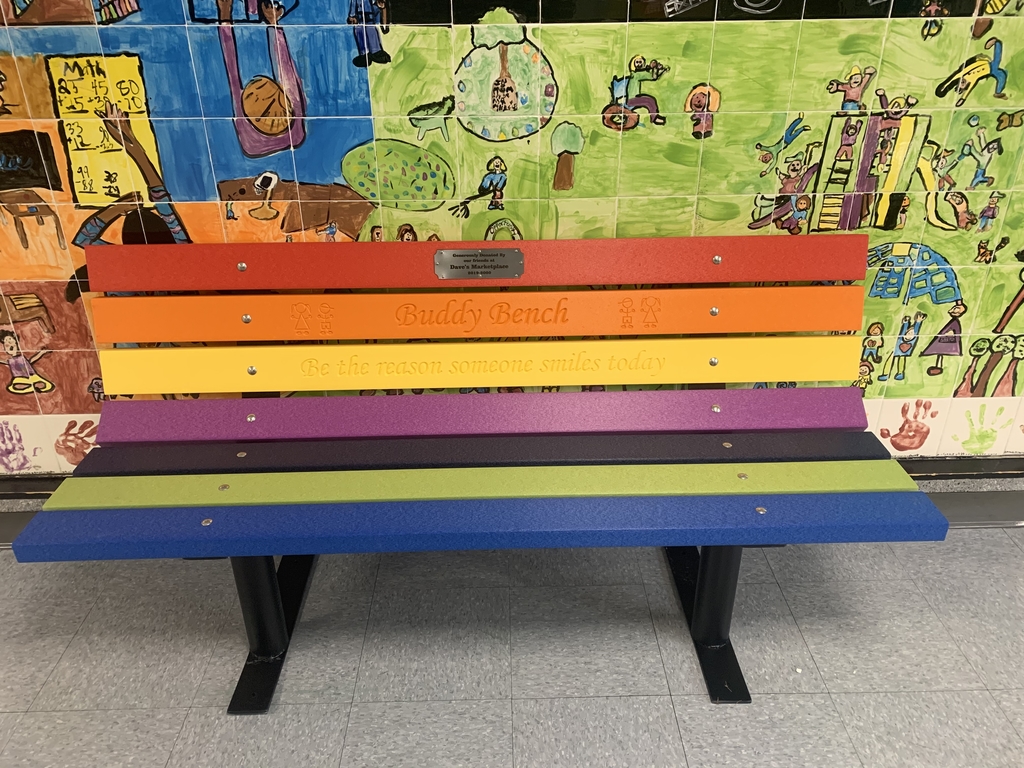 Our new Buddy Bench 