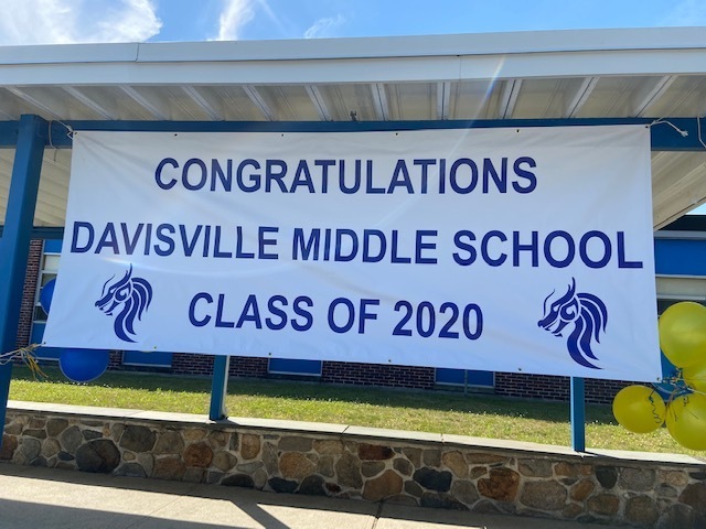 DMS celebrates the class of 2020 with a drive through ceremony.